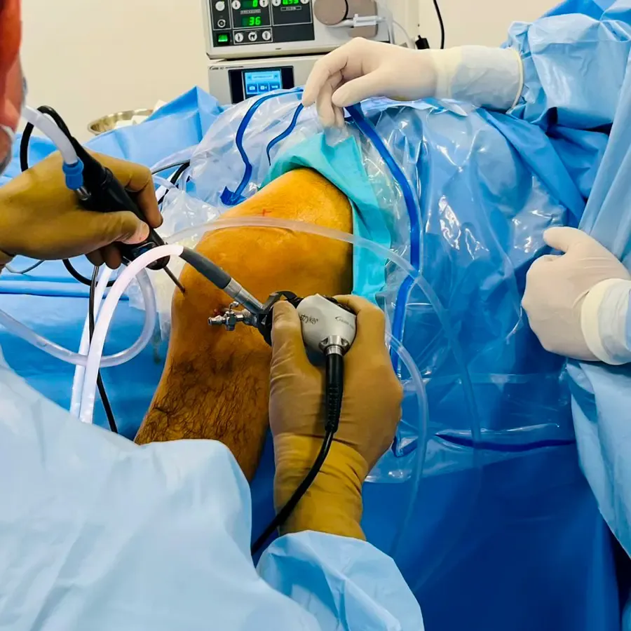 Artroscopia diagnóstica o terapéutica